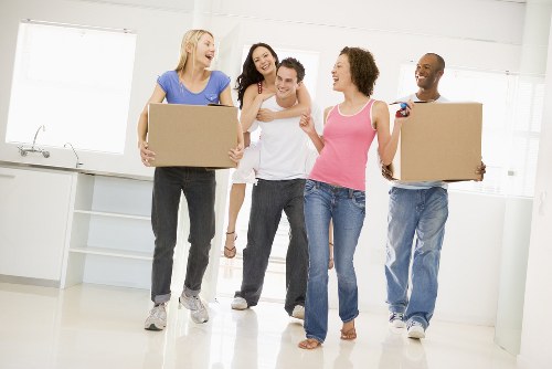 Moving boxes and furniture with a man and van in Rush Green