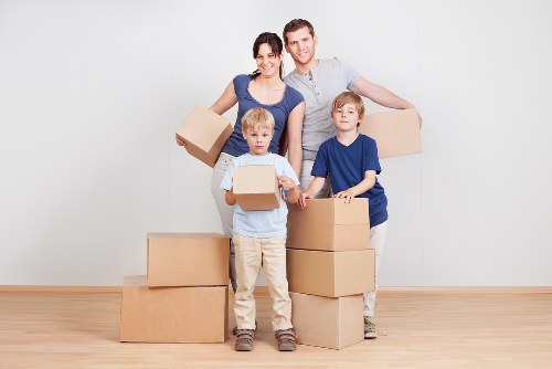 Professional moving van service for Rush Green customers