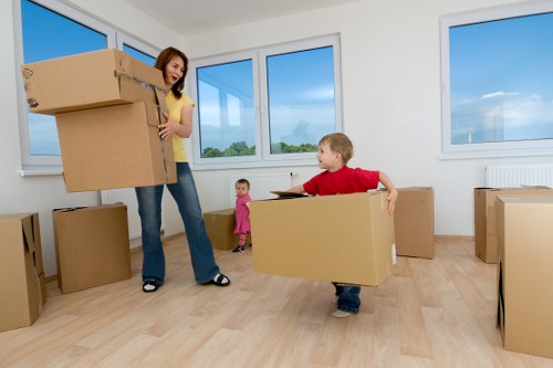 Commercial removals support for a business in Rush Green