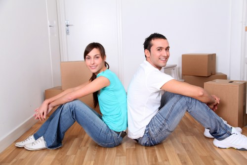 Local removals van for house moves around Rush Green