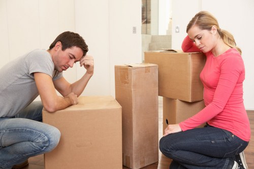 Local removals crew planning a move in Rush Green