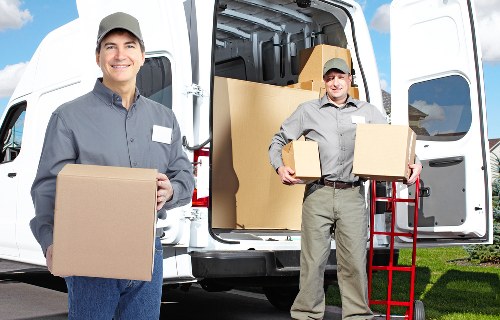 Final secure payment confirmation for Man With Van Rush Green service