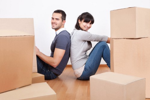 Organised unpacking services for homes and offices in Rush Green
