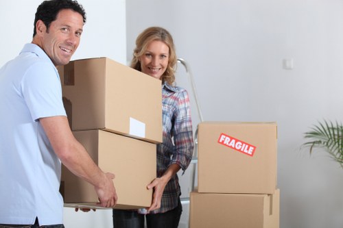 Local team handling commercial move items