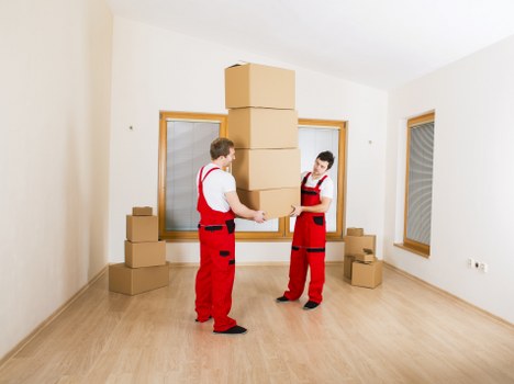 Loading furniture for a local house removal in Rush Green